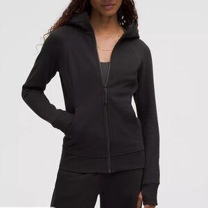 Lululemon Women’s Size 12 Black Scuba Full-Zip Hoodie